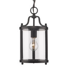 Golden 1157-M1L BLK - Golden Lighting Payton 1-light Pendant in Matte Black